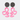 Squiggle Earrings - Pink Curves