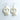 Ivory Skull Statement Earrings